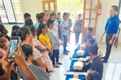 Medical emergency training   held at Cavelossim VP