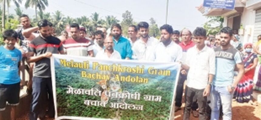 Melauli locals launch another agitation