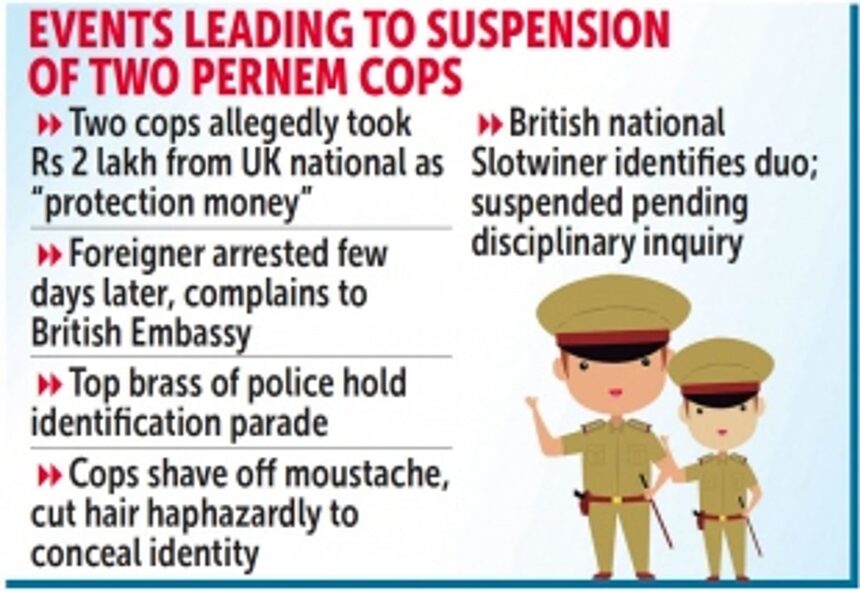 Men of ‘substance’: Pernem’s cops suspended for taking protection money from UK drug dealer 1 Men of ‘substance’: Pernem’s cops suspended for taking protection money from UK drug dealer