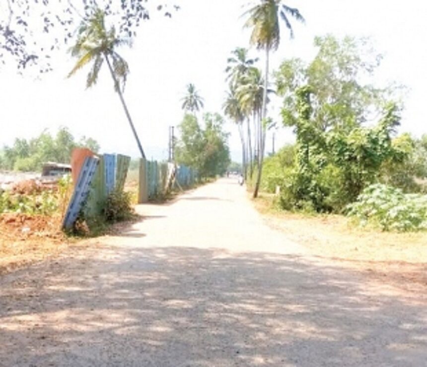 Merces circle to Vaddy road in bad shape