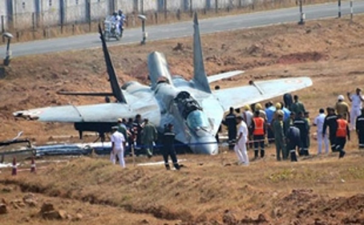 MiG-29K on routine training  sortie crashes off Goa coast