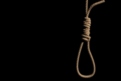 Middle-aged  man hangs to death