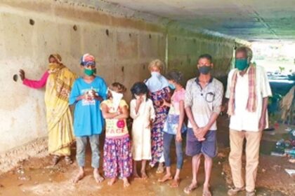 Migrant family living in perilous condition under culvert in Canacona rescued, sent home