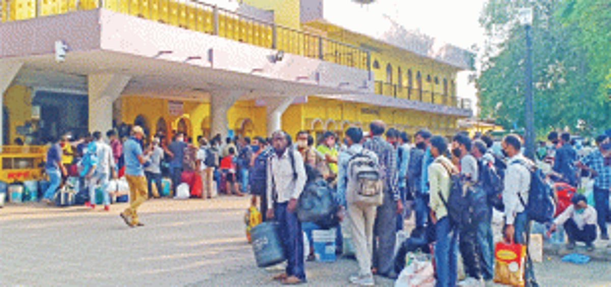 Migrants prompt mass exodus, locals resort to panic buying