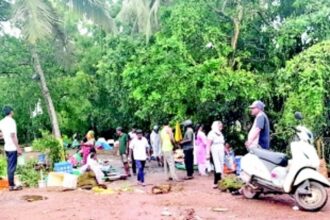 Migrants turn Seraulim bandh into mini wholesale  fish market as authorities prefer to bear the stink