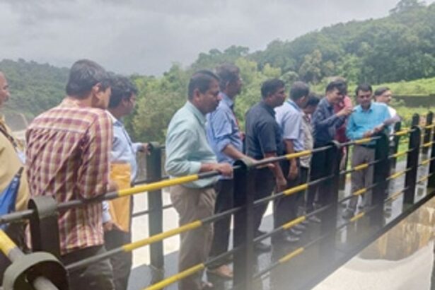 Minister inspects Tillari, Dhamna dams to ascertain their safety