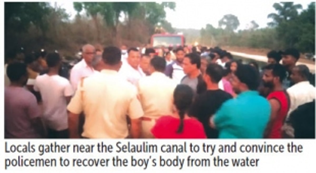 Minor boy drowns in Sanguem; cops bicker over ‘jurisdiction’ for three hours, instead of retrieving his body