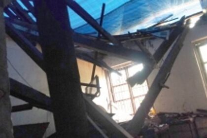 Miraculous escape for ZAO employees as building roof collapses at night