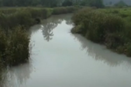 Miscreants release  chemicals in Raia nullah