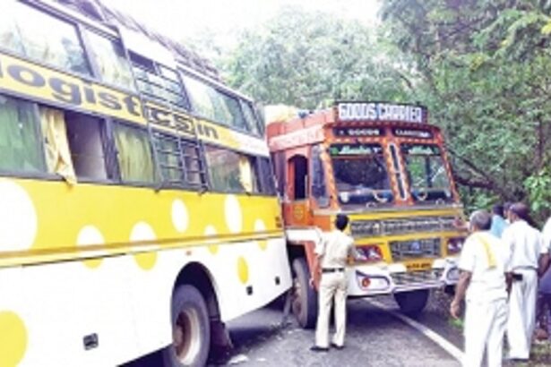 Mishap at Poinguinim halts traffic on HN66