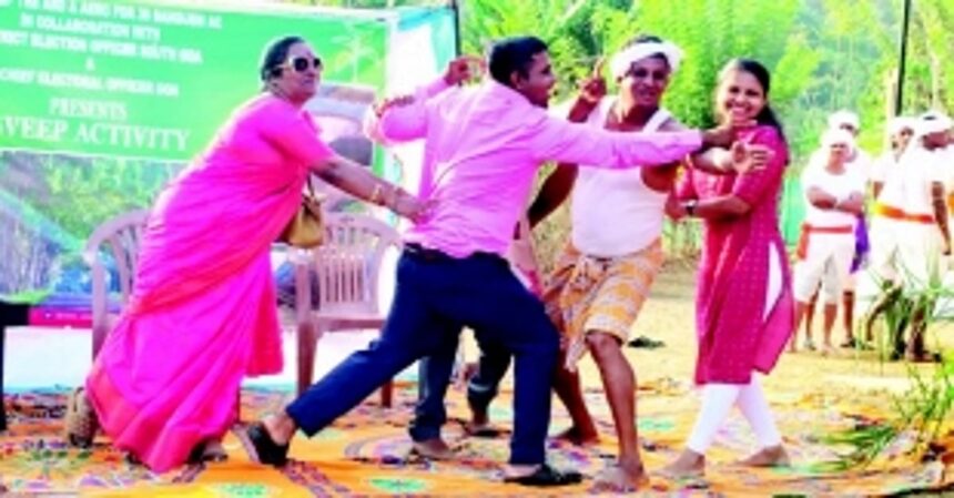 Mission vote, ‘planted’ in Sanguem, by ‘play’-ful returning officer