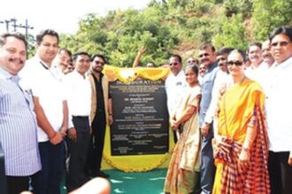 MoS Supriyo inaugurates Canacona by-pass named after Parrikar