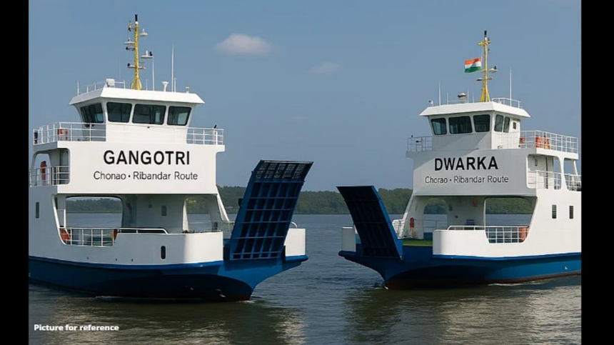 Modern RoRo Ferries 'Gangotri' and 'Dwarka' Launched on Chorao–Ribandar Route 1 Modern RoRo Ferries 'Gangotri' and 'Dwarka' Launched on Chorao–Ribandar Route