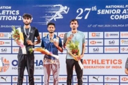 Mohan bags gold at Nat Federation  Senior Athletics Competition