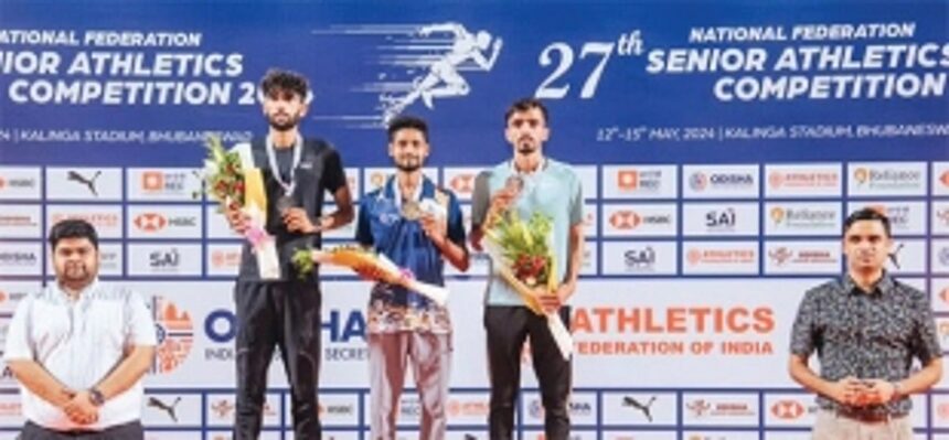Mohan bags gold at Nat Federation Senior Athletics Competition