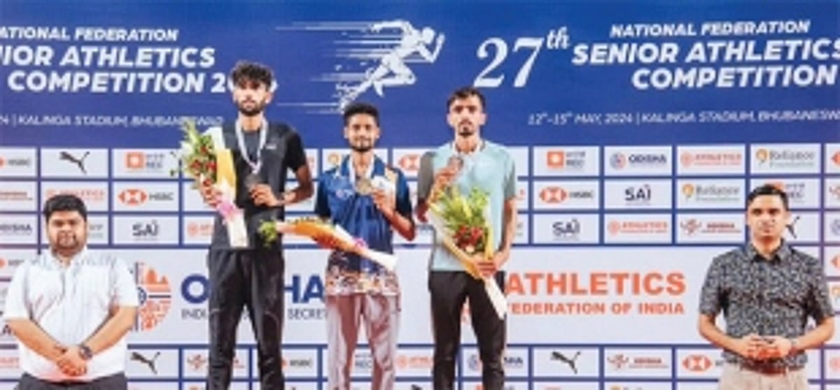 Mohan bags gold at Nat Federation  Senior Athletics Competition