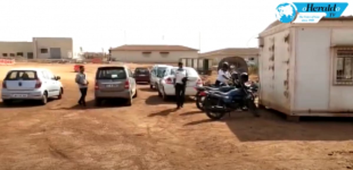 Mopa Airport Police have to fight dust as number one enemy