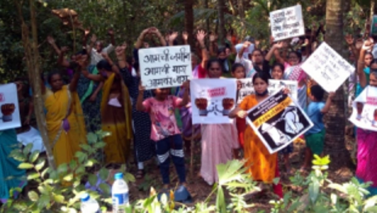 Mopa link road affected farmers  give a clarion call for public support