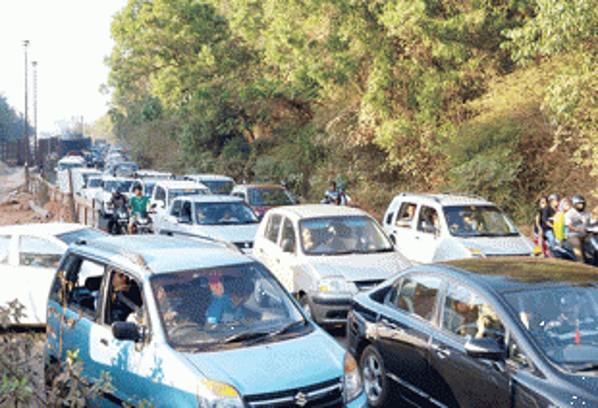 More and more cars will choke Panjim by the time the bridge is built