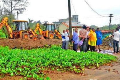 Morjim Villagers Protest GTDC for Flattening Turtle Nesting Sand Dunes for Parking Lot