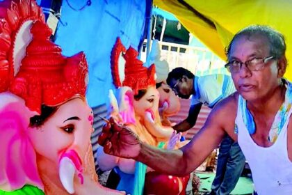 Morjim artist calls for govt support as Ganesh Chaturthi preparations reach fever pitch