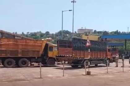 Mormugao Port Truckers Demand Scrap of Rs 300 Flyover Toll Amid Protests