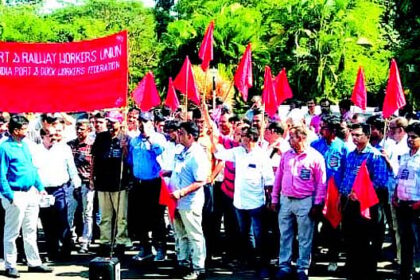 Mormugao Port workers demand new wages, associated benefits