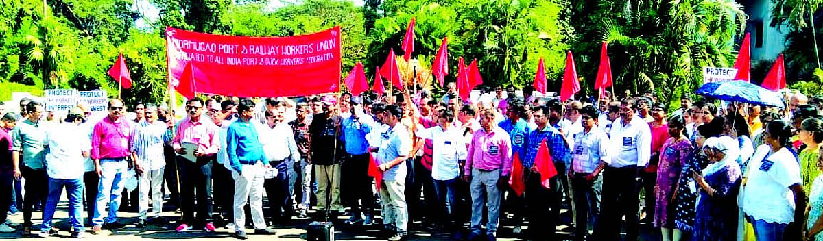 Mormugao Port workers demand new wages, associated benefits