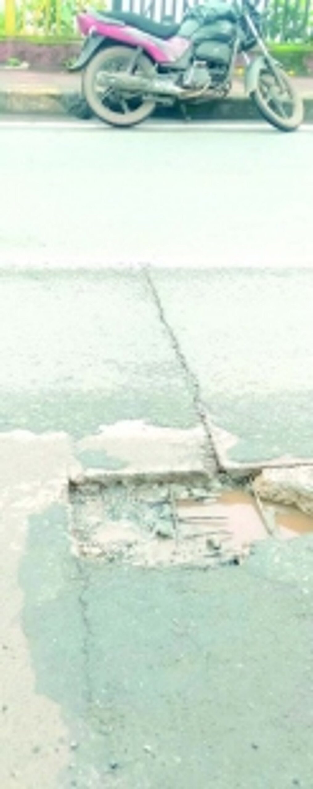 Motorists complain of rattling ride across potholed Borim bridge