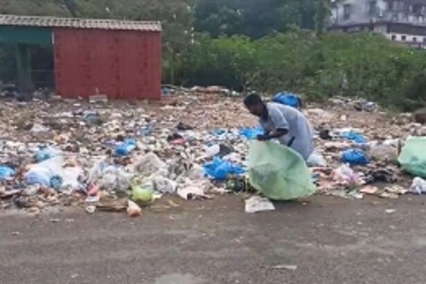 Mounting Garbage Woes Plague Davorlim's Eastern Bypass Near Maruti Temple