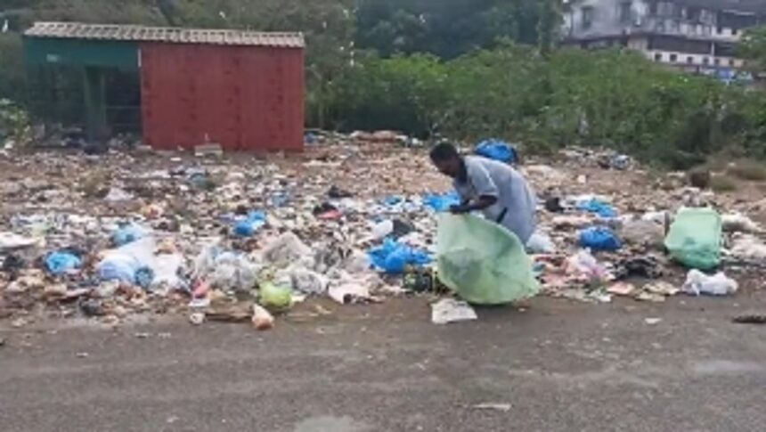 Mounting Garbage Woes Plague Davorlim's Eastern Bypass Near Maruti Temple 1 Mounting Garbage Woes Plague Davorlim's Eastern Bypass Near Maruti Temple