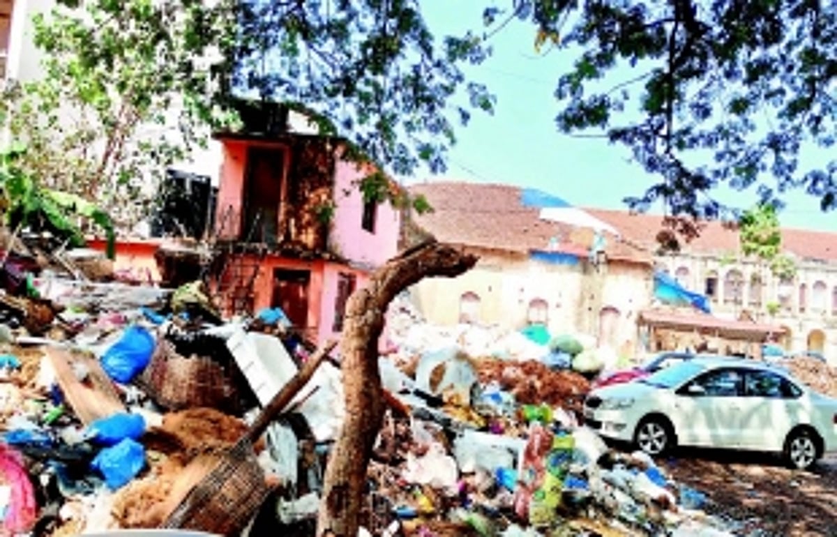 Multi-level parking project stuck in limbo, site turns garbage dump