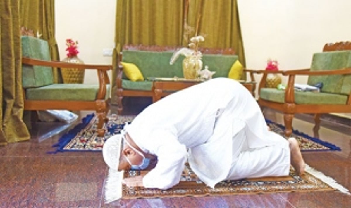 Muslims celebrate Eid at home