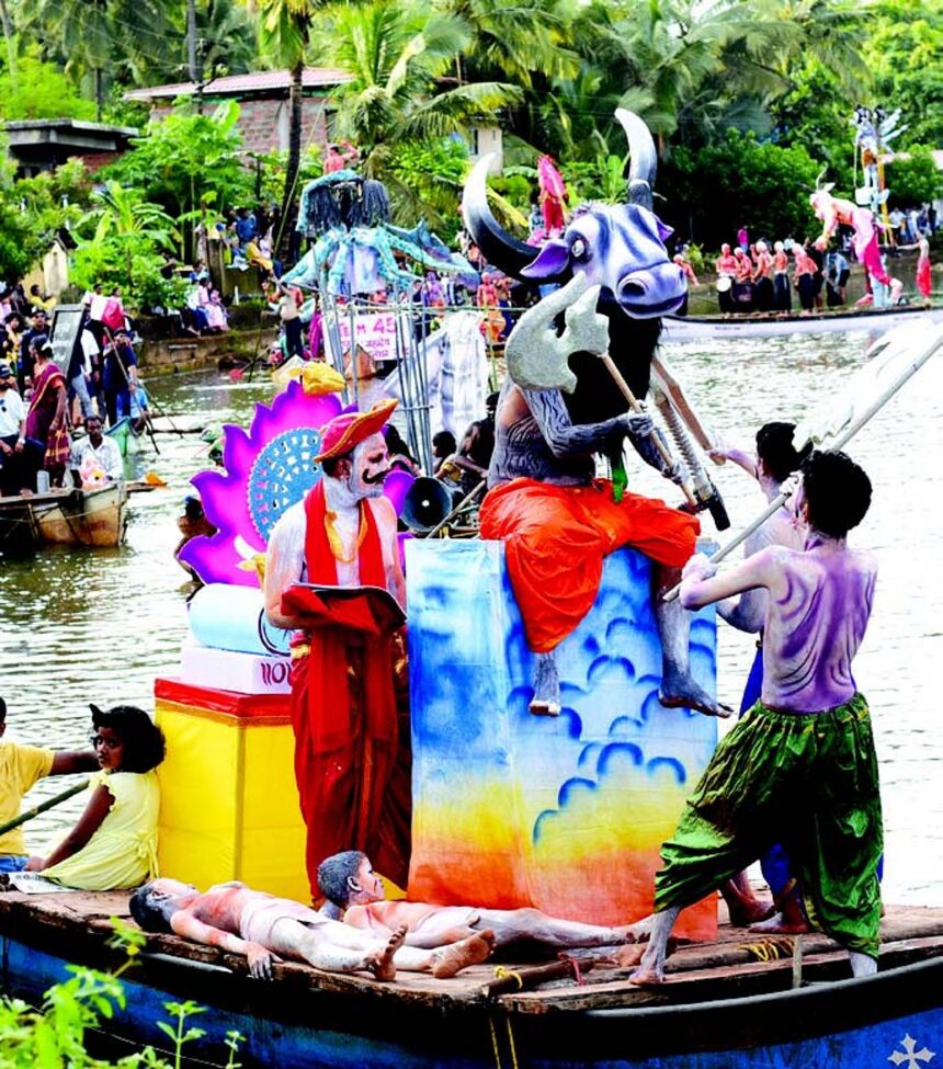 Mythological stories relived on the river for Sangod 1 Mythological stories relived on the river for Sangod