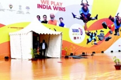 NATIONAL GAMES... OR CHIKHAL KALO?  Unseasonal showers disrupt events, leave venues flooded, mucky mess