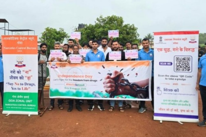 NCB Holds Drug Awareness Campaign at Ozran Beach Under ‘Nashe Se Azadi’ Initiative