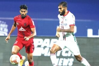 NEUFC, ATKMB finish first bout even with late thriller