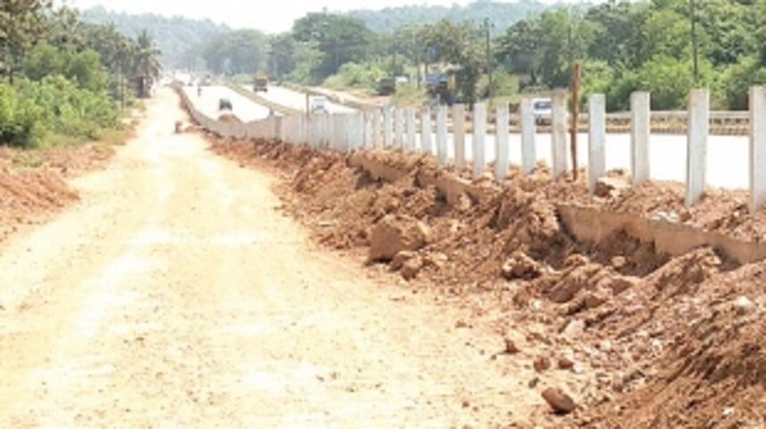 NH66 in Pernem on verge of completion but service roads cry for attention