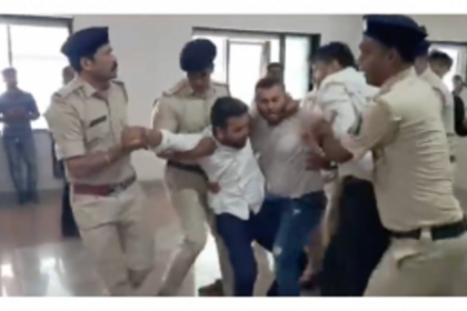 NSUI Members Detained in Protest Over Unpaid Student Volunteers for National Games; Accuse 'Shahjahan Scam’