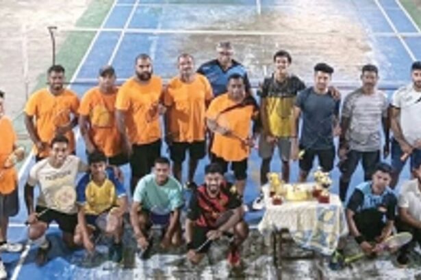 Nadaf lead Mapusa team win Betalbatim Badminton Friendship Cup