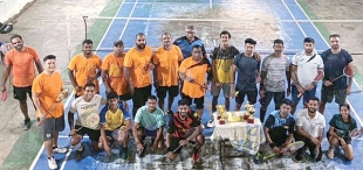 Nadaf lead Mapusa team win Betalbatim Badminton Friendship Cup