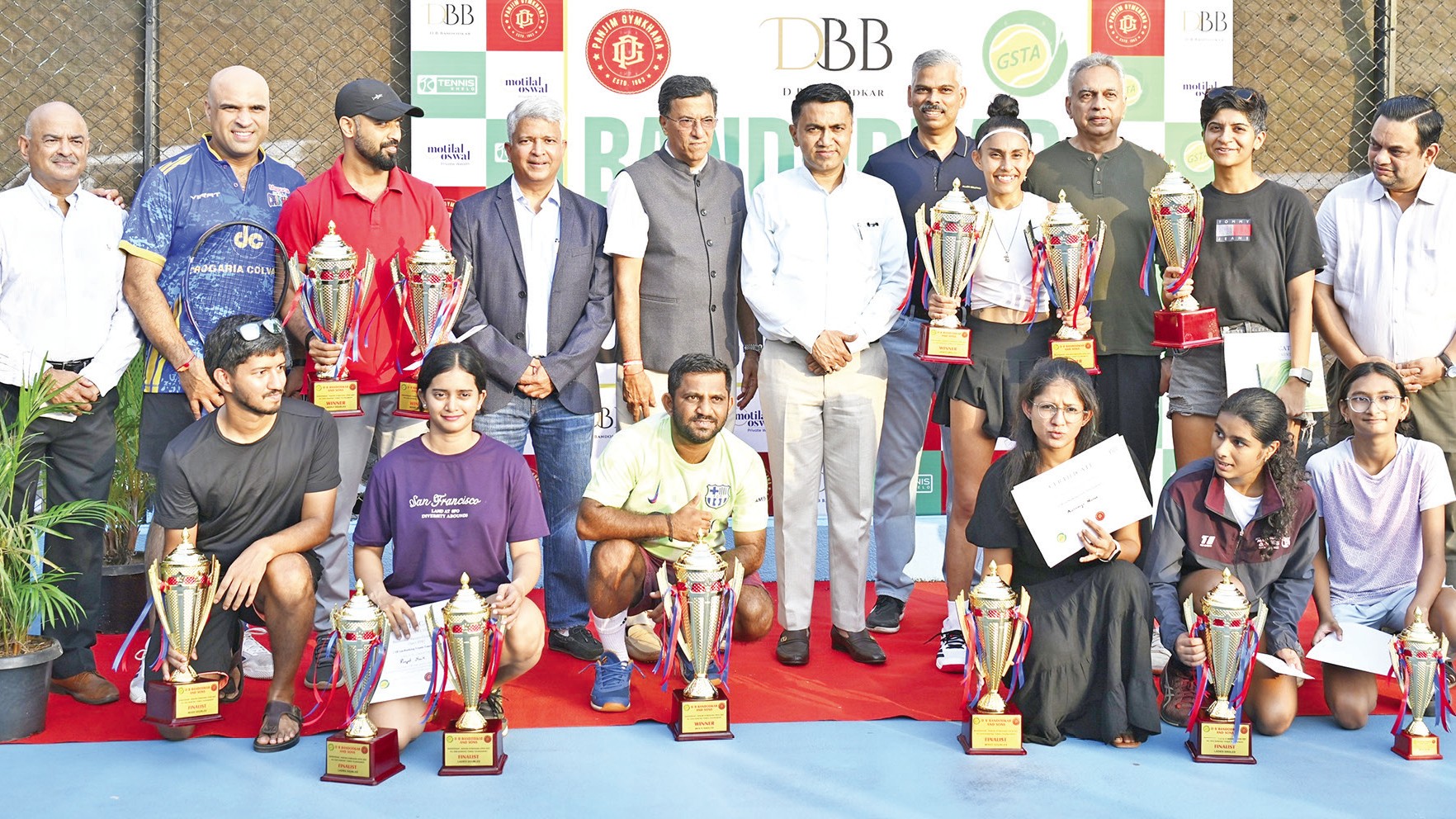 Nagesh Naik, Asuntha Fleming Shine at Bandodkar Panjim Gymkhana Tennis Open 2025