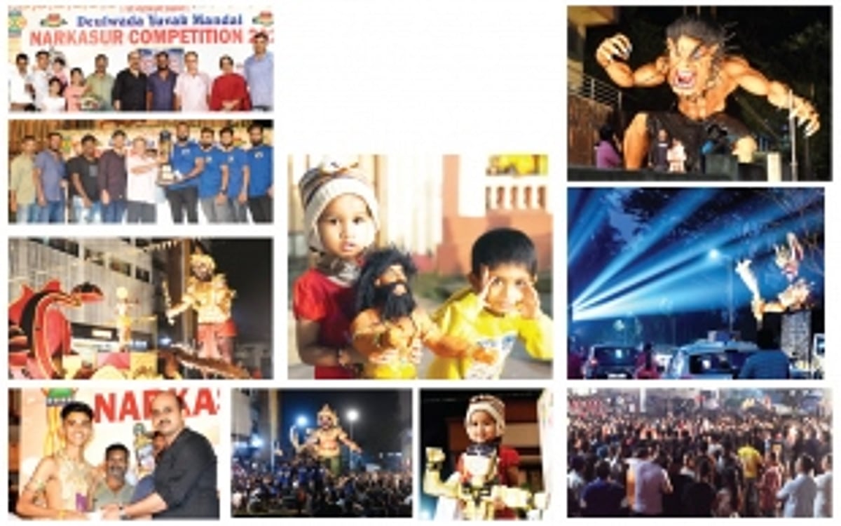 Narkasur dominate the eve of Diwali