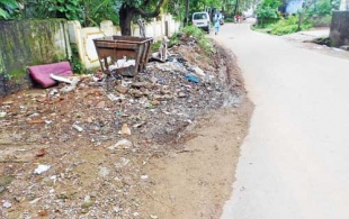 Nation follows ‘Swachh Bharat’,  MMC ignores silt dumped at Baina