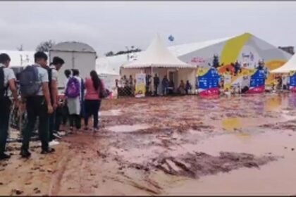 National Games Venue in Campal Panjim Battling Rain-Induced Setback