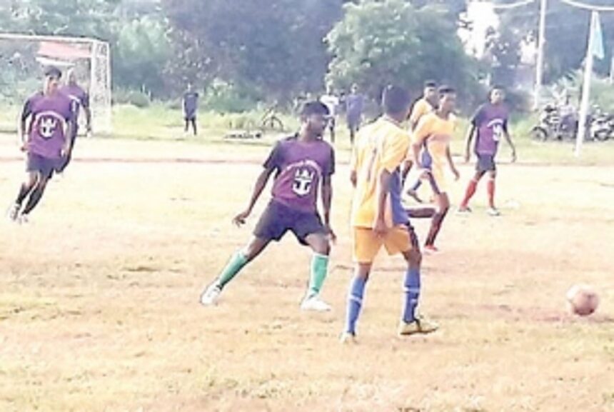 Navelim SC get the better of Fr Agnel YC 1 Navelim SC get the better of Fr Agnel YC