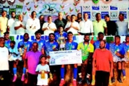 Navelim Villagers Union emerge football champions