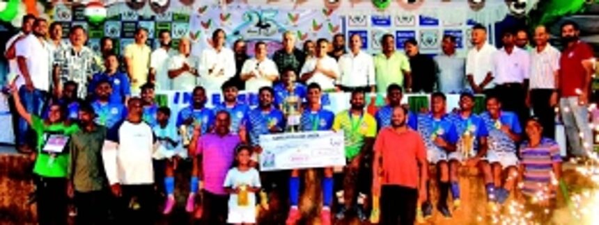 Navelim Villagers Union emerge football champions