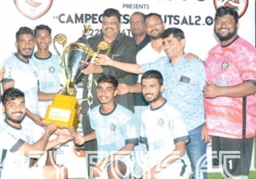 Navelim win inter-village futsal
