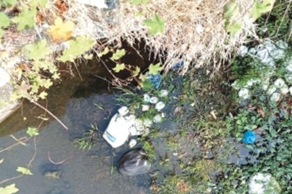 Navelim’s shame: Once-pristine rivulet now a filthy nullah choked with dirty diapers, chicken carcasses